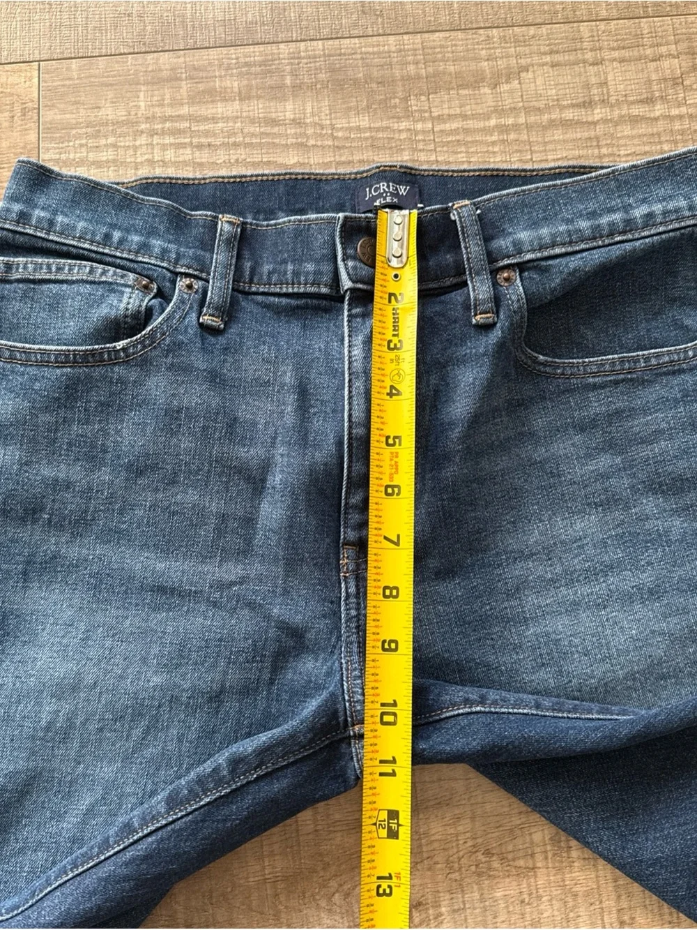J Crew flex straight Men's Dark Blue Straight-Leg Jeans 30x30